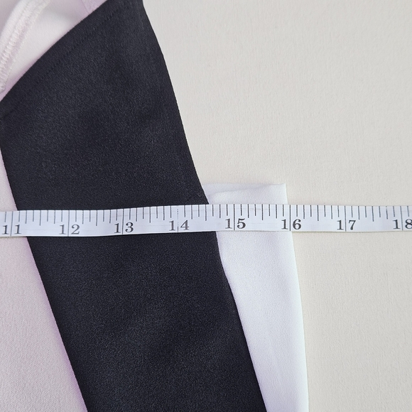 ZARA Pink, Black and White Block Dress Slip Dress, Size Small - Picture 9 of 9